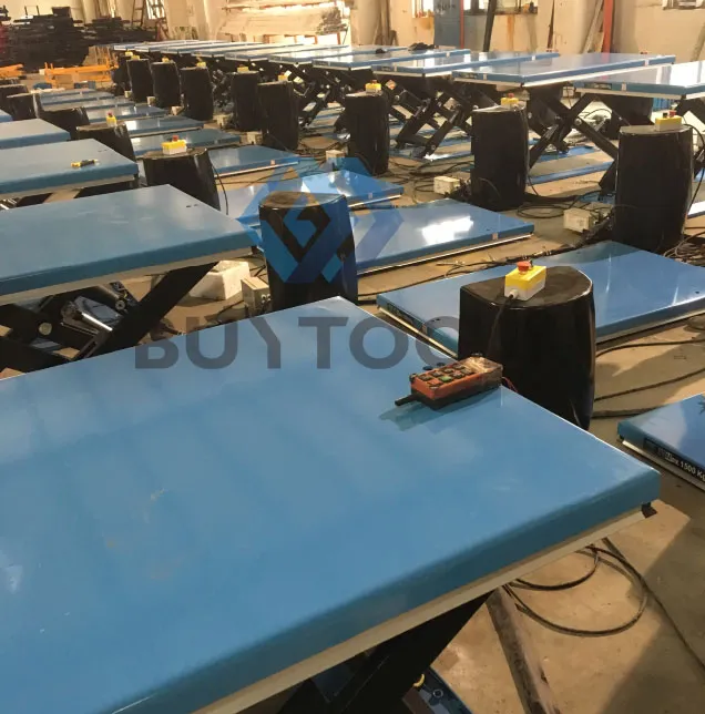 Ce Certified 1t/1.5t/2t Capacity Low Profile Lift Table