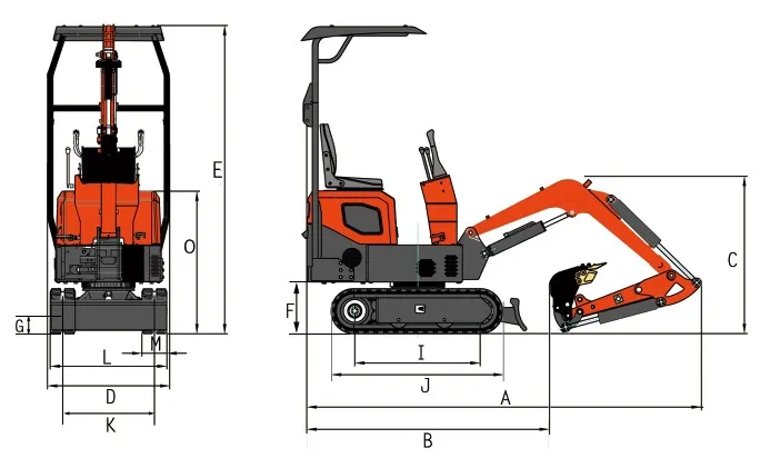 CE EPA China Brand Luqing Small Hydraulic Excavators Mini Excavator 1 Ton 2 Ton 3 Ton 6 Ton Factory Cheaper Price for Mini Excavator for Sale