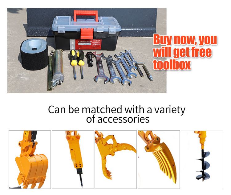 CE/EPA China Wholesale 750kg Mini Small Digger