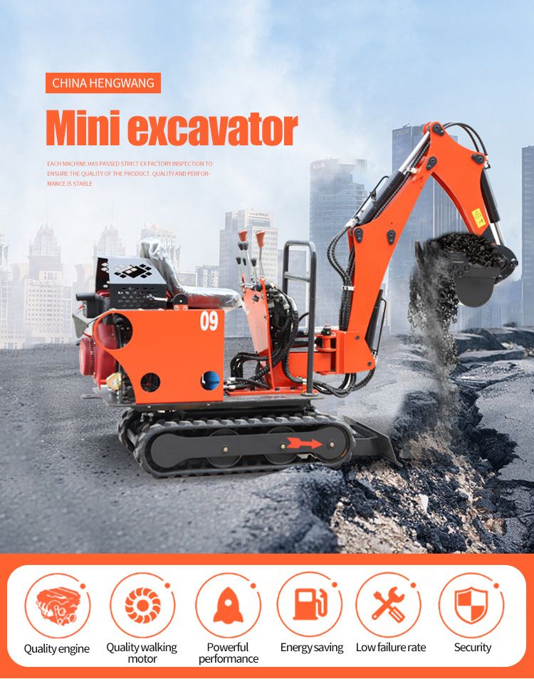 CE/EPA China Wholesale 750kg Mini Small Digger