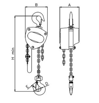 Ce GS Approved Construction Manual Lever Block, Manual Chain Hoist