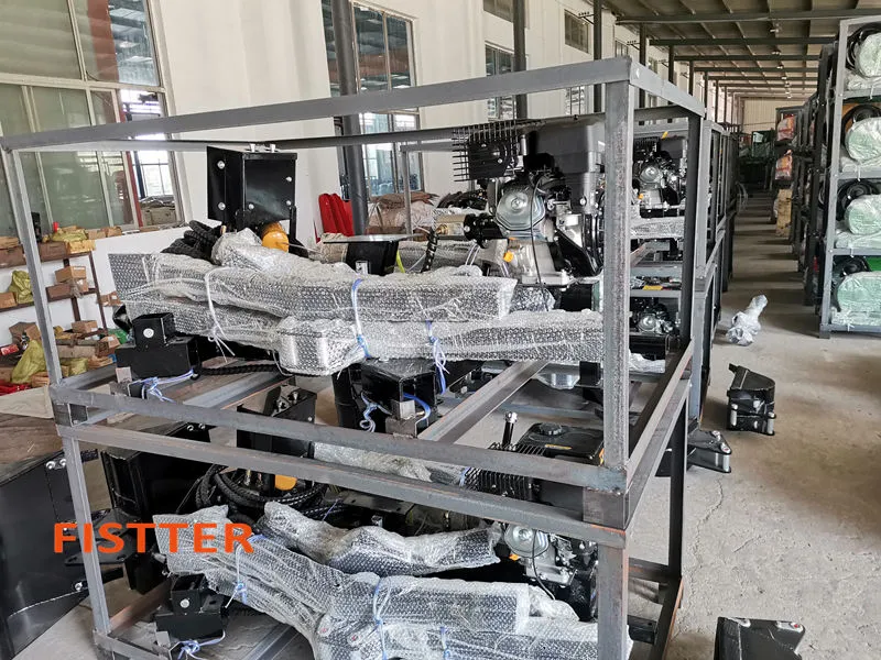 China Best Quality CE Approved 9HP Petrol ATV Towable Backhoe