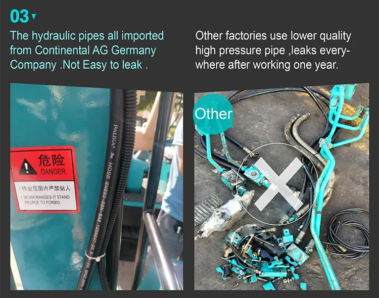 China Factory Cheap Price 1t Mini Excavator Hydraulic Crawler Excavator for Sale