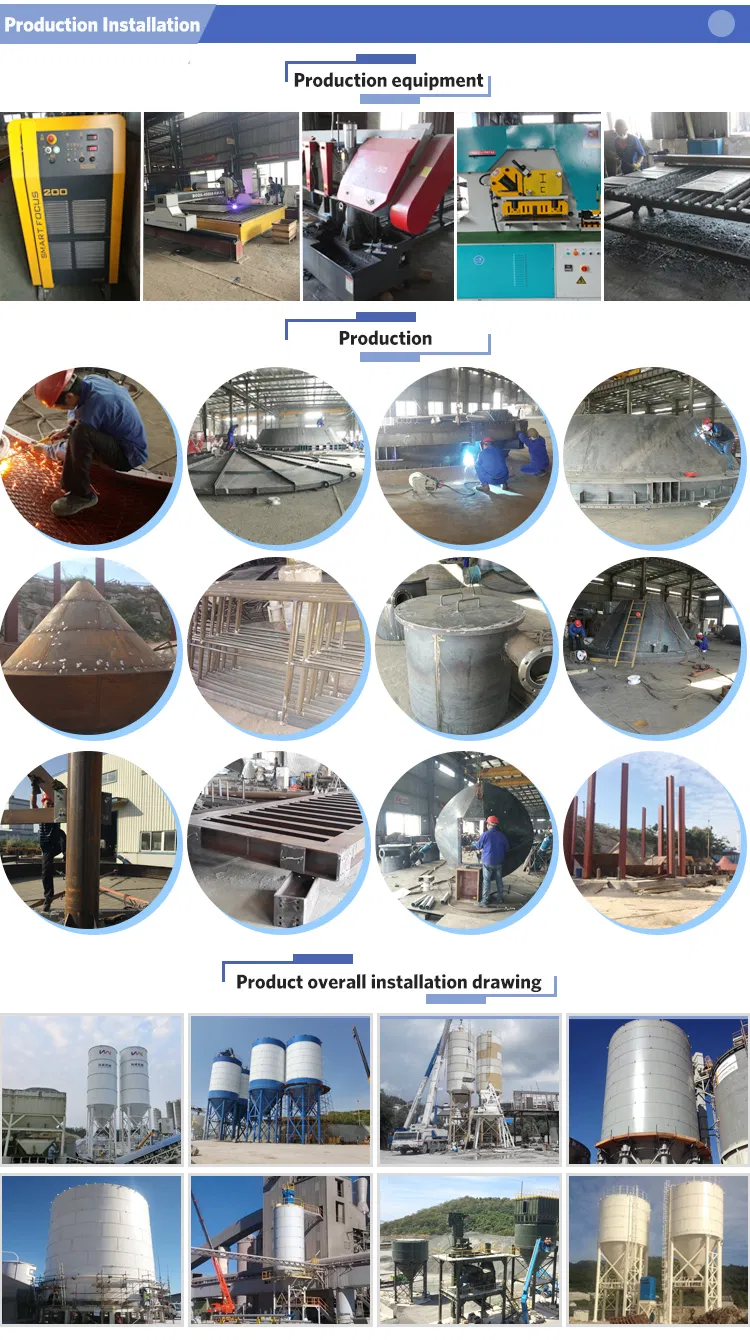 China Factory Customized Silo as Construction Machinery for North America
