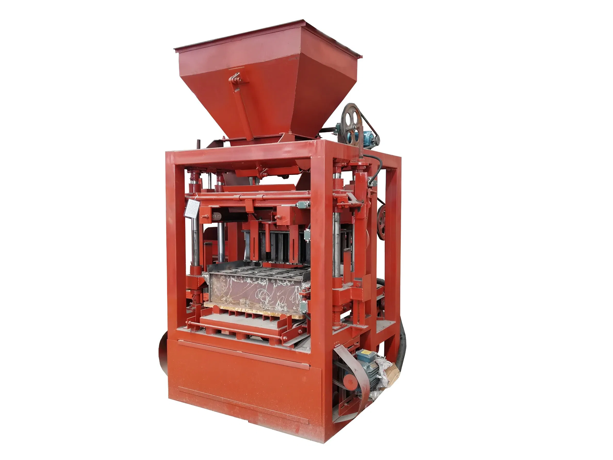 China Hot Sale Semi Automatic Cement Hollow Brick Machine