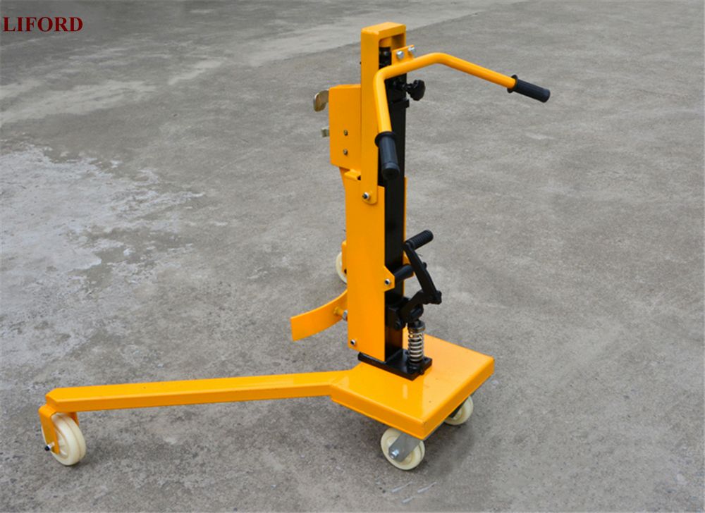 China Manufacturer 350kg Dt350c Economic Hydraulic Drum Pallet Truck