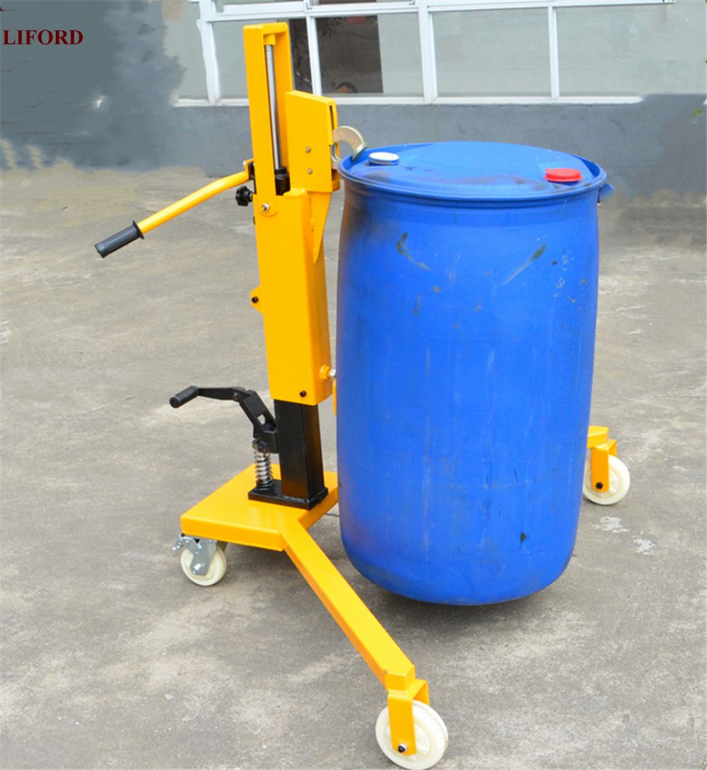 China Manufacturer 350kg Dt350c Economic Hydraulic Drum Pallet Truck