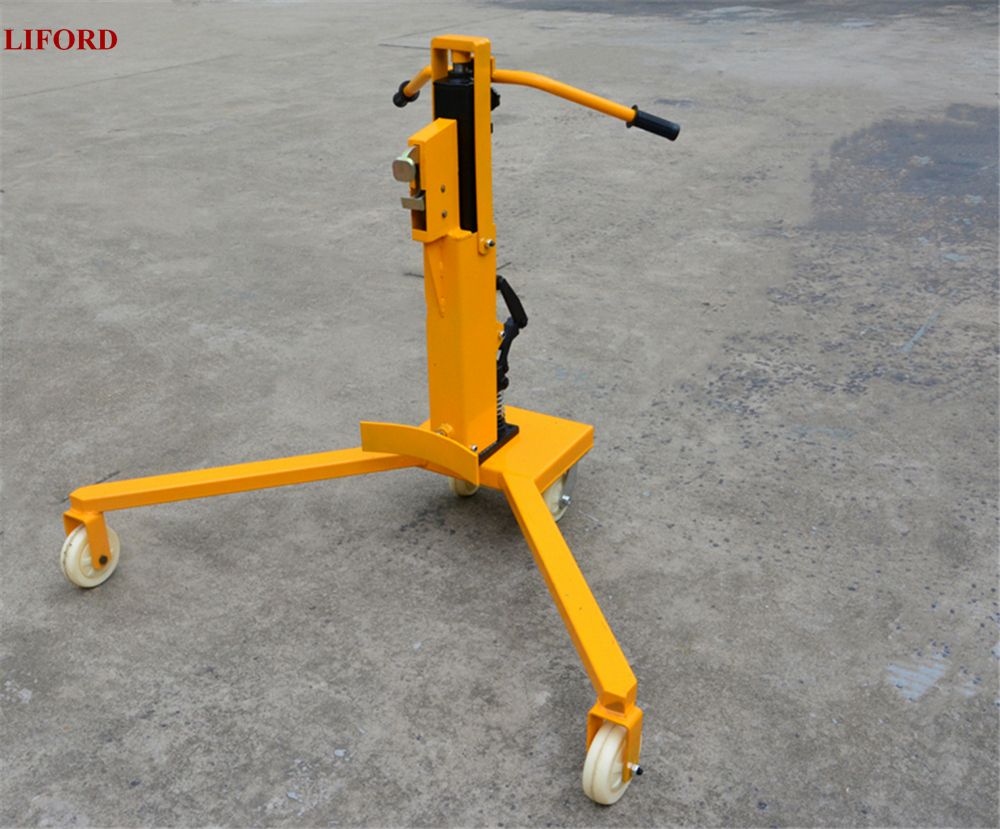 China Manufacturer 350kg Dt350c Economic Hydraulic Drum Pallet Truck