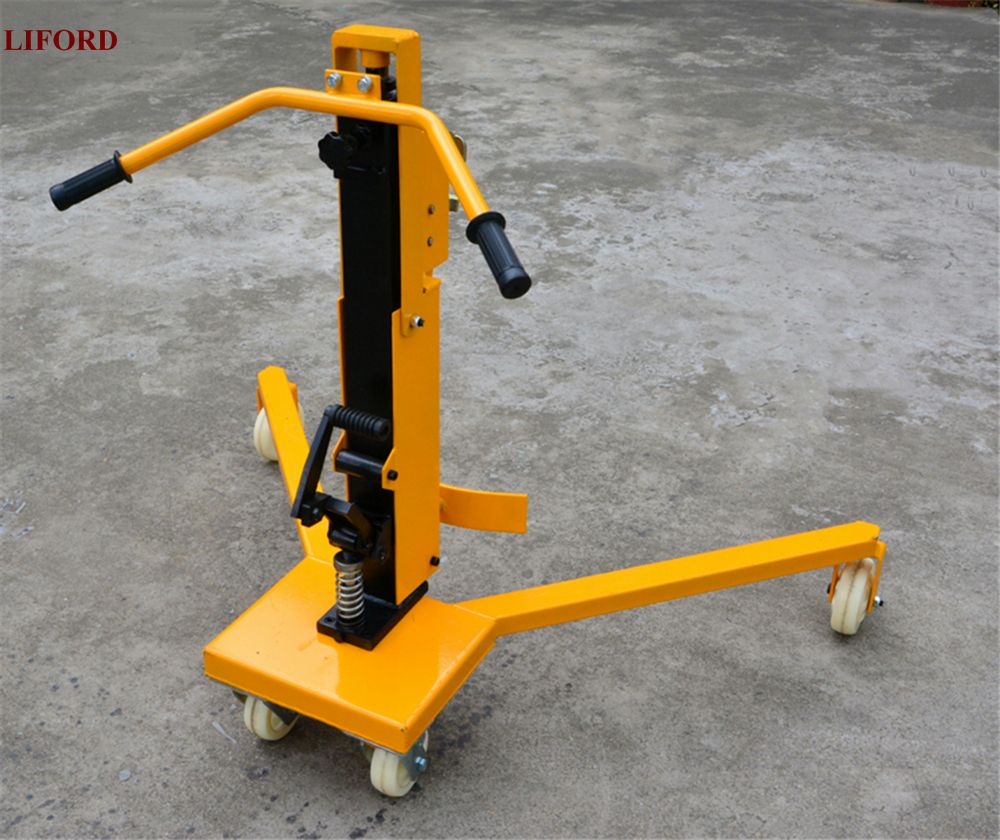 China Manufacturer 350kg Dt350c Economic Hydraulic Drum Pallet Truck