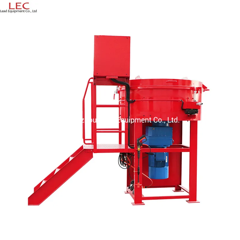 China Supplier 800L Refractory Pan Mixer for Sale