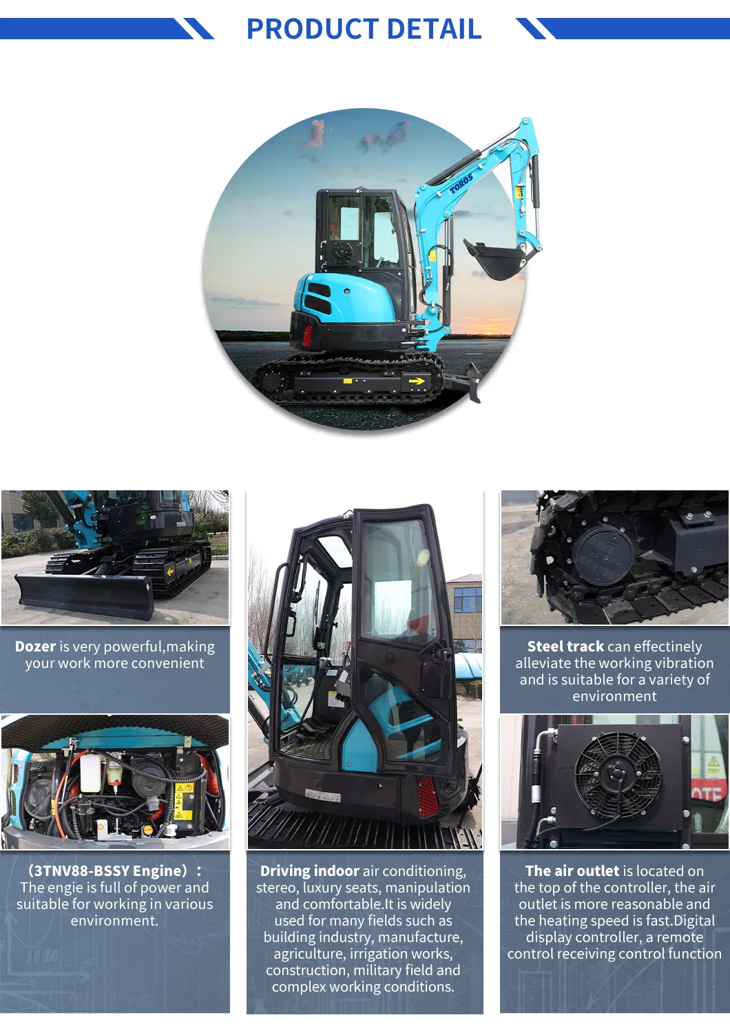 China Wholesale Mini Excavator 3.5ton with Competitive Prices