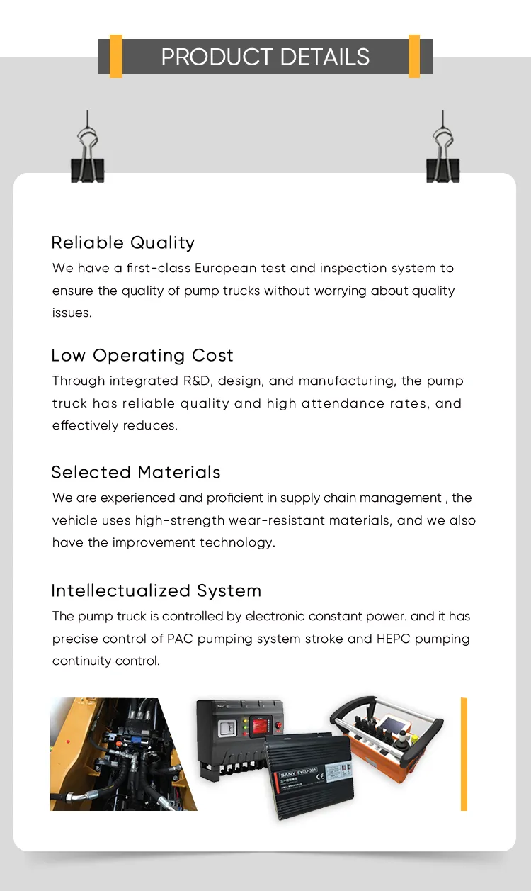 Chinese Concrete Mounted-Truck Pump 56m Concrete Pumps German Truck for Sale