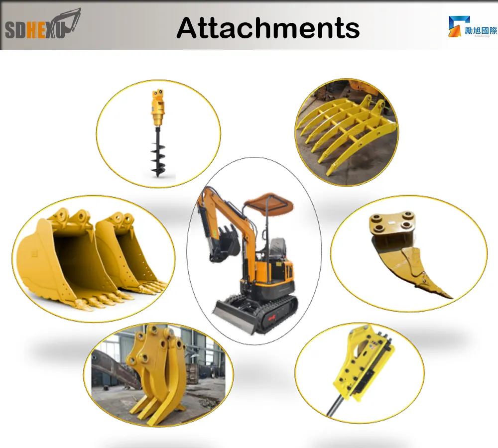Chineses Factory Supplier Small Mini 1 Ton Diggers Excavators Hx10