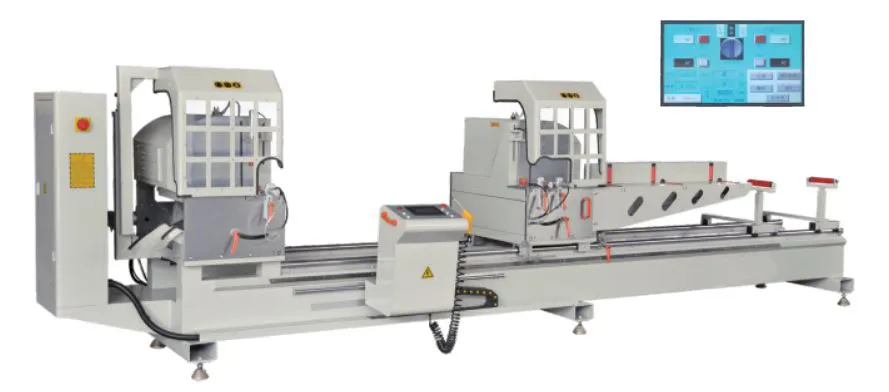 CNC Aluminum Window Door Double Head Miter Saw Machine