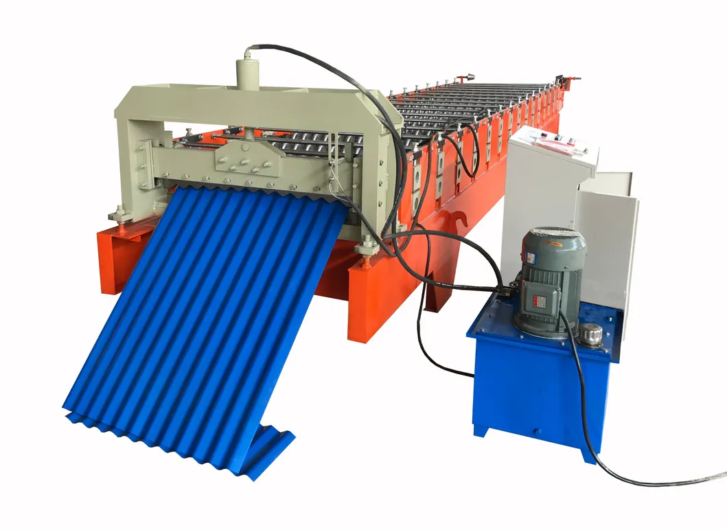 Colored Steel 760/836/988 Corrugated Roof Tile Roll Forming Machine /Corrugated Roof Panel Making Machine
