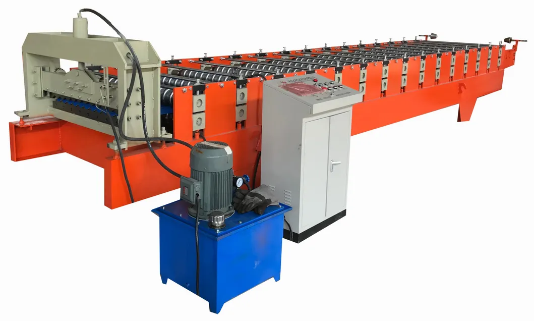 Colored Steel 760/836/988 Corrugated Roof Tile Roll Forming Machine /Corrugated Roof Panel Making Machine