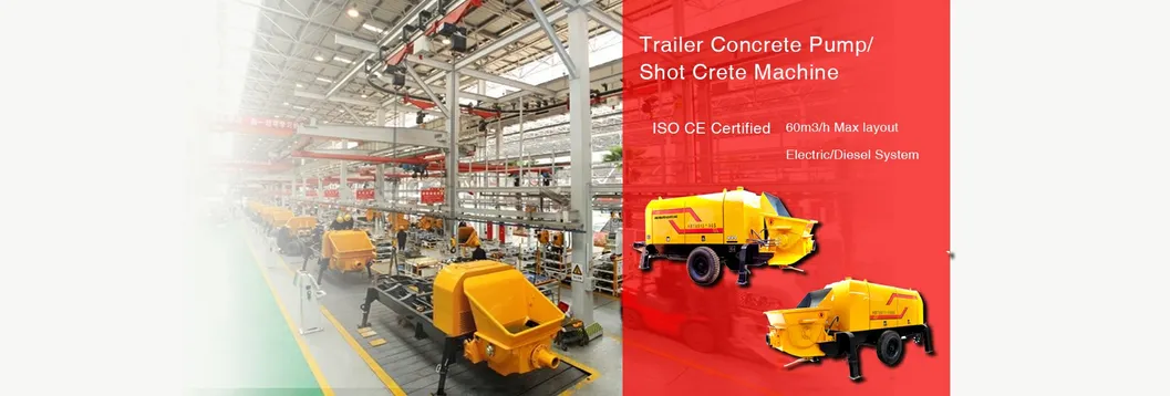 Concrete Equipment Stationary Concrete Trailer Pump Diesel Cement Beton Pump Small Concrete Pump