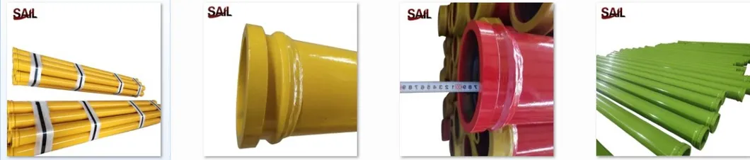 Concrete Pump Parts Steel Straight Delivery Pipe for Putzmeister/Schwing Pump Truck
