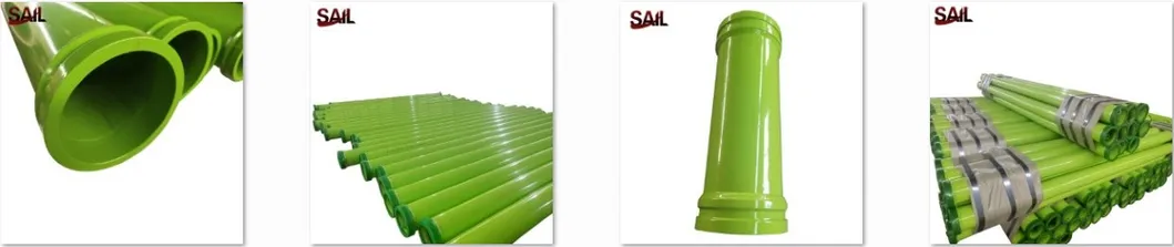 Concrete Pump Parts Steel Straight Delivery Pipe for Putzmeister/Schwing Pump Truck