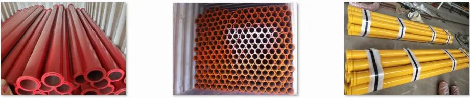 Concrete Pump Parts Steel Straight Delivery Pipe for Putzmeister/Schwing Pump Truck