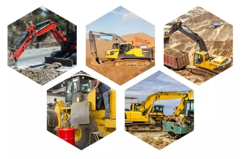 Construction Machinery Engine Parts Excavator Part Oil Cooler Core (6SD1 65mm 6p 7p)