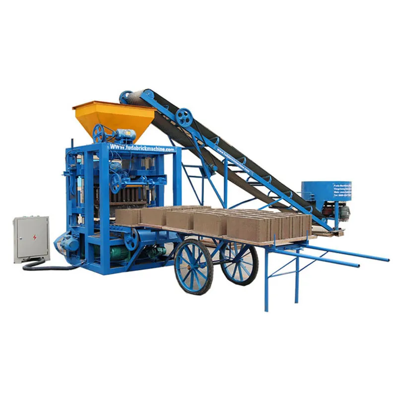 Construction System Qt4-24b Hollow Block Making Molding Machine in Ghana