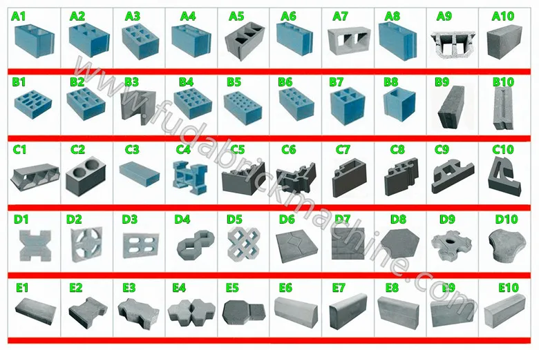 Construction System Qt4-24b Hollow Block Making Molding Machine in Ghana