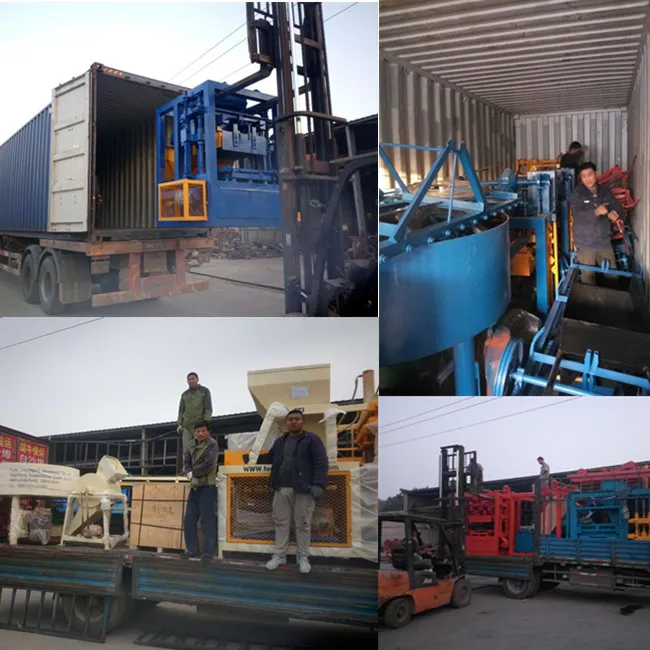 Construction System Qt4-24b Hollow Block Making Molding Machine in Ghana