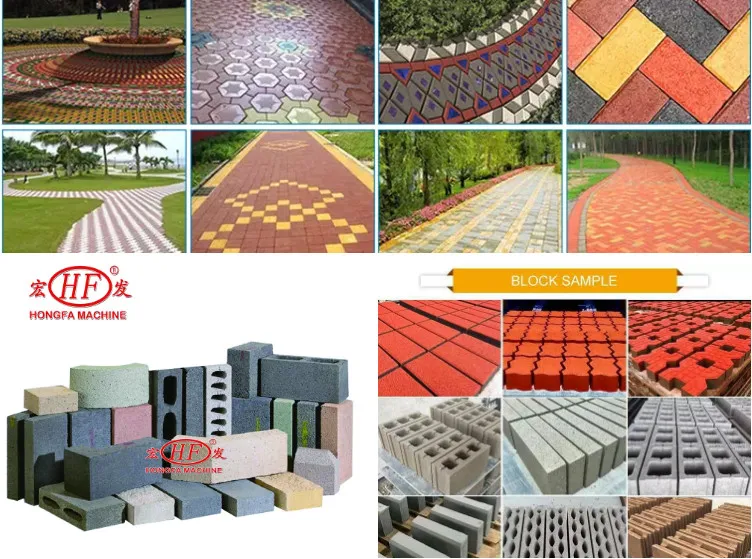 Constructions Machinery of Small Manufacturing Machines Price of Block Brick Machine Cement Concrete Paving Brick Tile Hollow Blocks Making Machine