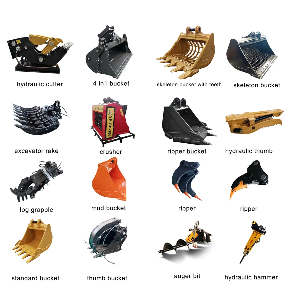 Cougar Cg4.5t Cg45-8b (23m3) Hot Sales Multifunction Backhoe Mini Excavator