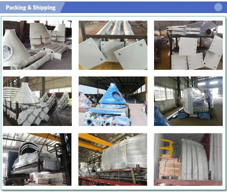 Custom Conic Bottom Steel Lime Silos for Construction Industry
