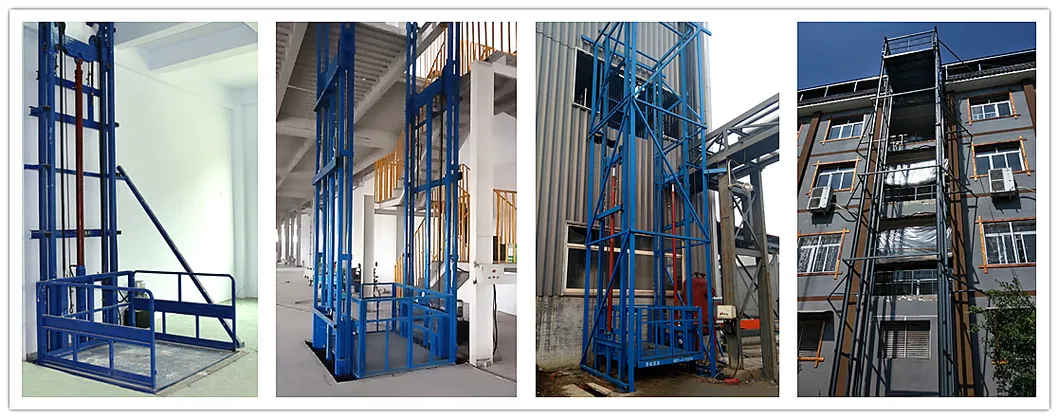 Customizable 1000kg 2000kg 3000kg 5000kg Hydraulic Warehouse Cargo Lift Freight Elevator with Folding Door