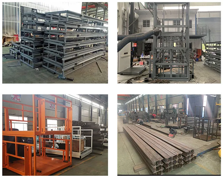 Customizable 1000kg 2000kg 3000kg 5000kg Hydraulic Warehouse Cargo Lift Freight Elevator with Folding Door