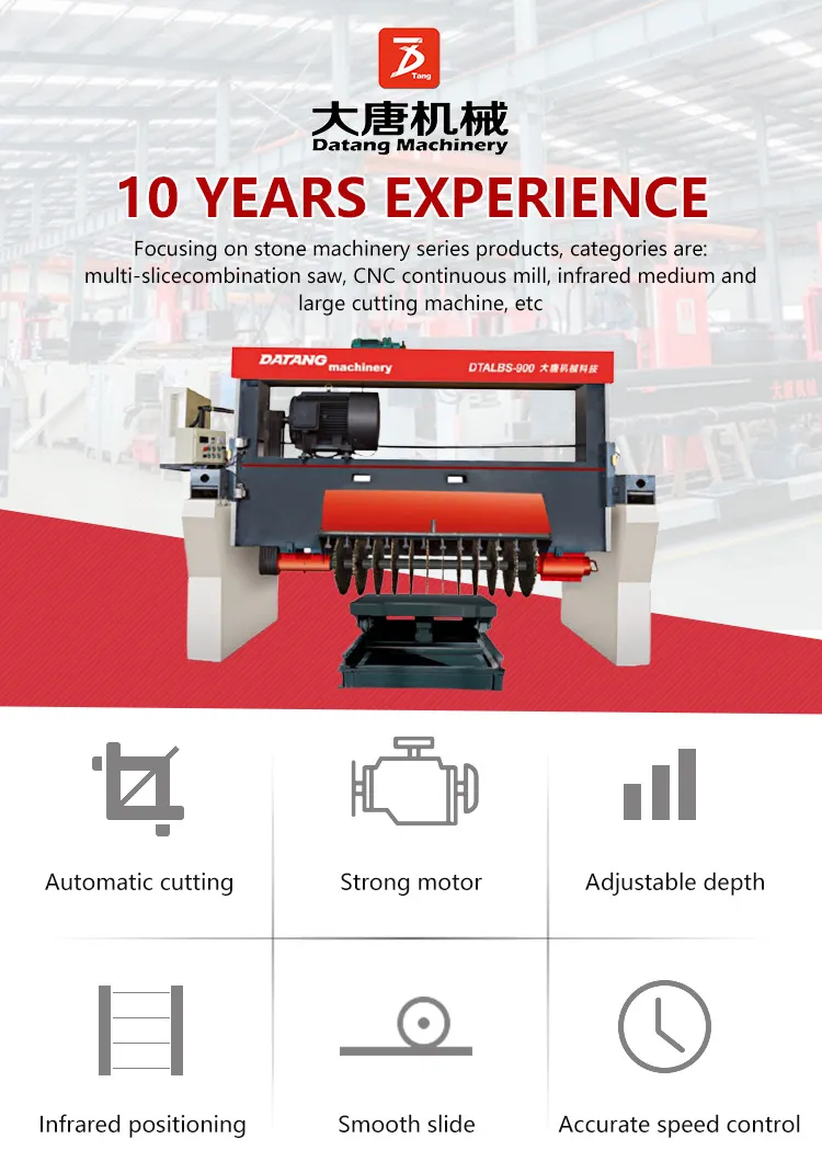 Datang Granite Marble Stone Block Cutter Curbstone Kerbstone Cutting Machine