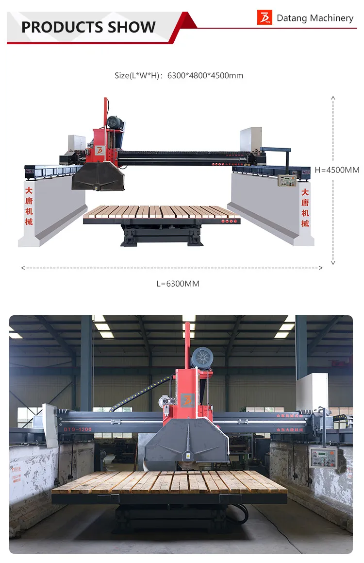Datang Sand Stone Cutter Granite Block Saw Cutting Machine Price