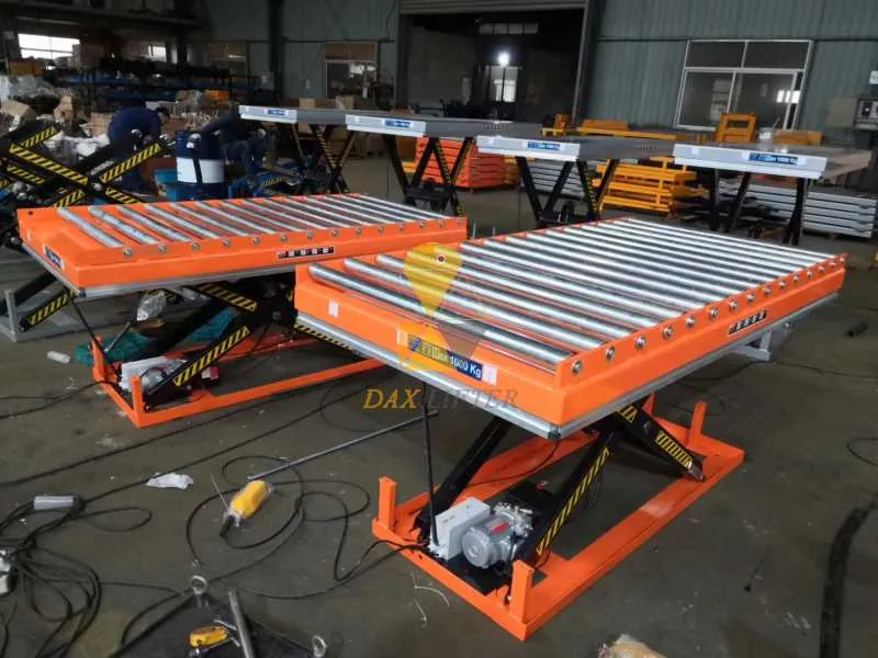 Daxlifter Hydraulic System Customized U Type Scissor Lift Table