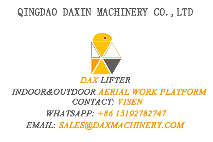 Daxlifter Hydraulic System Customized U Type Scissor Lift Table
