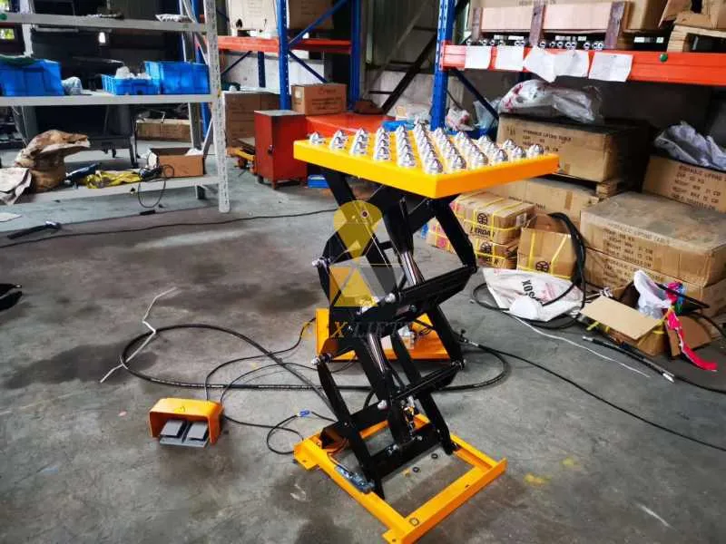 Daxlifter Hydraulic System Customized U Type Scissor Lift Table