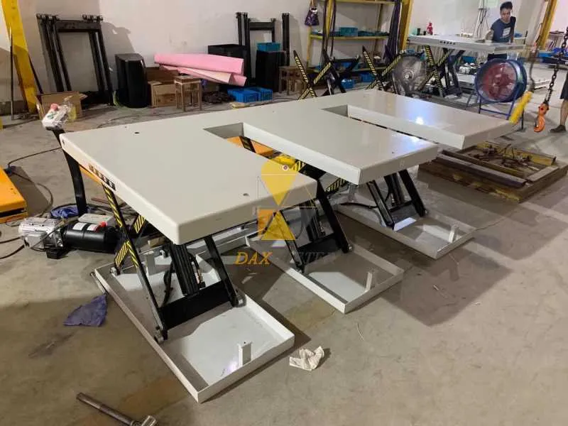 Daxlifter Hydraulic System Customized U Type Scissor Lift Table