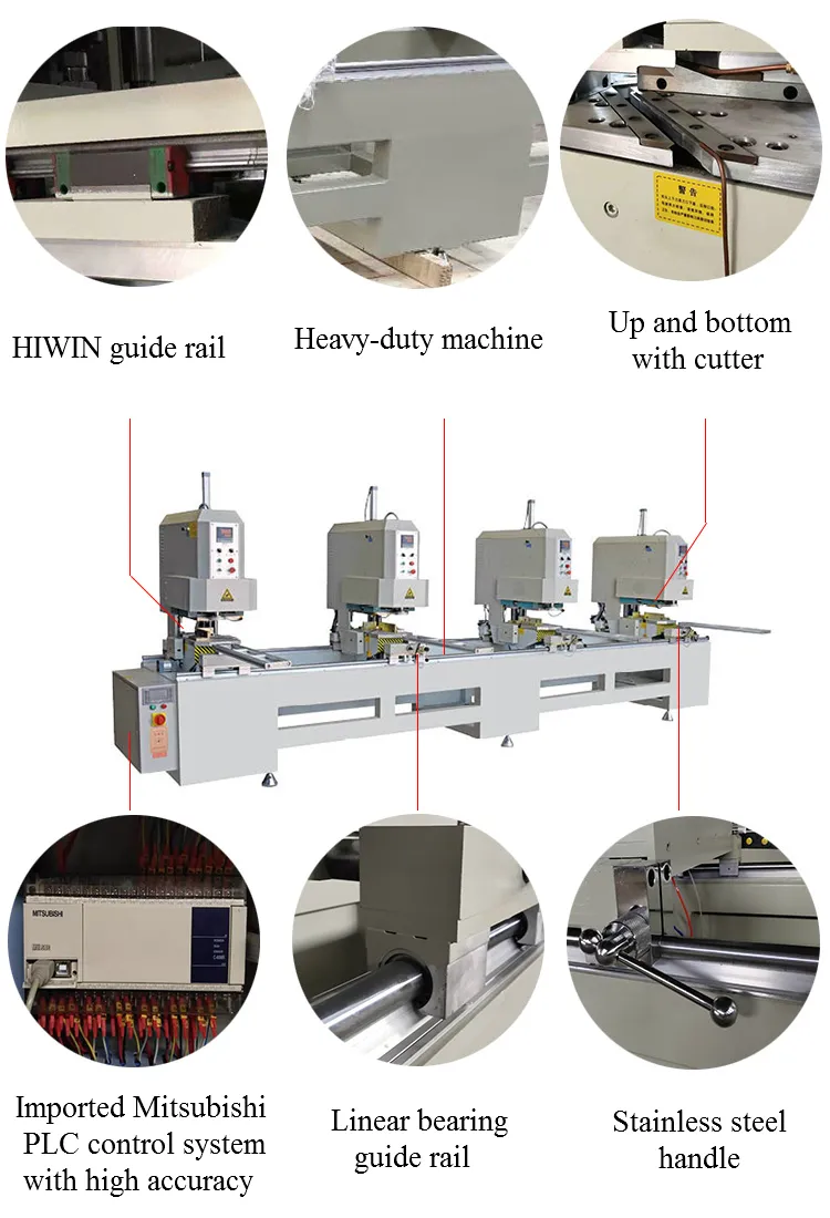 Double Head Seamless PVC Window Welding Machine Price