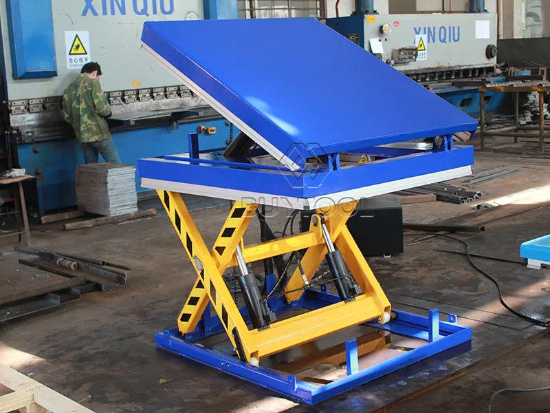 Electric Stationary Loading Dock Scissor Cargo Lift Hydraulic Tilt Lift Tables for Loading Unloading