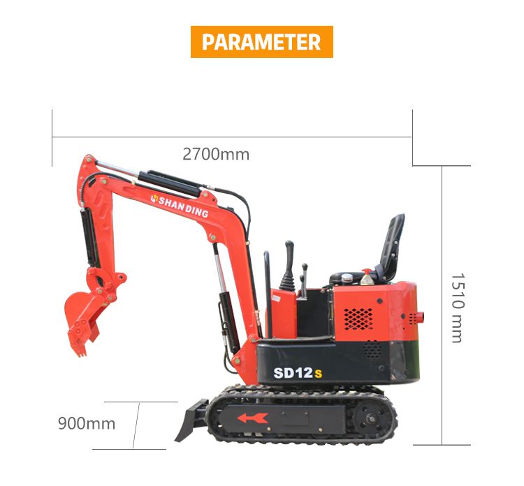 EPA Certificate Towable Backhoe Excavator with Shovel/Ditch Finger/Log Thumb for Sale