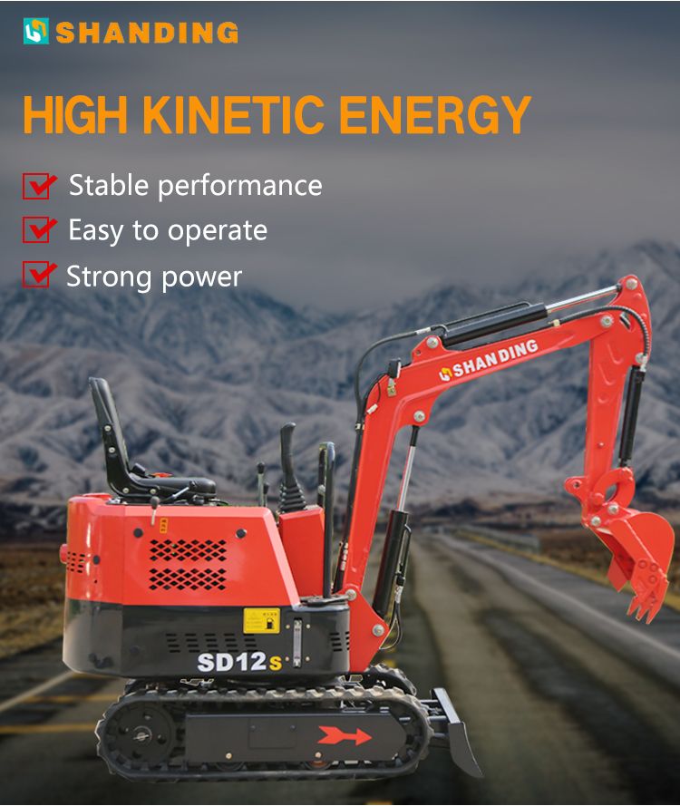 EPA Certificate Towable Backhoe Excavator with Shovel/Ditch Finger/Log Thumb for Sale