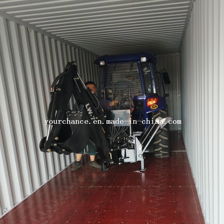 Europe Hot Selling Lw-7 30-55HP Tractor Hitched Pto Drive Mini Garden Backhoe Excavator with Ce Certificate