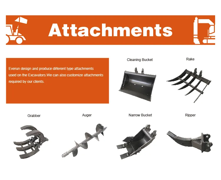 Everun CE Approved Multi-Attachments China 1000kg Ere10 PRO Mini Crawl Wheel Excavator for Sale