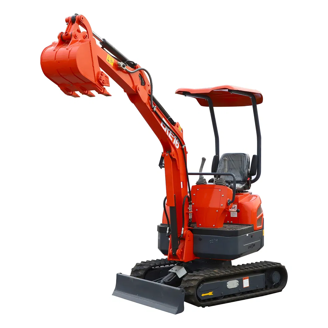 Everun Ere16 1.6ton Construction Equipment Machinery Bucket Mini Clawer Excavator