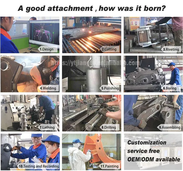 Excavator Bucket Tilt Coupler Hydraulic Tilt Quick Hitch for Sale