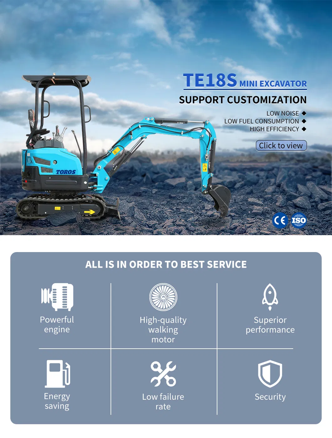 Factory Direct Cheap 1.5t Digging Machine Mini Towable Excavator