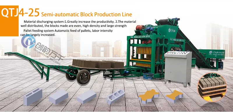 Factory Promotion Qt 4-25 Cement Adobe Brick Block Making Machine for Sale