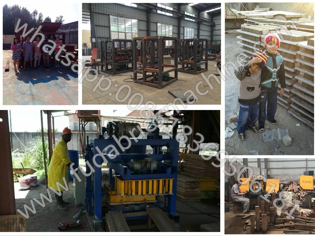 Factory Qt4-15 Cement Brick Molding Machine for Sell